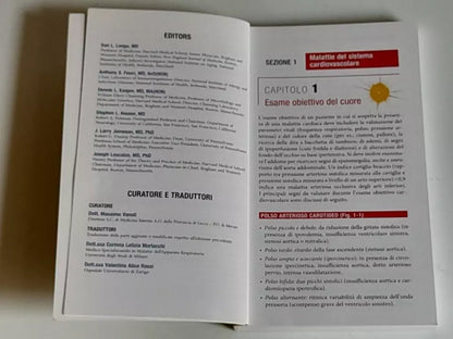 MALATTIE DEL SISTEMA CARDIOVASCOLARE. ENDOCRINOLOGIA E METABOLISMO. HARRISON MANUALE DI MEDICINA. EDIZIONE ITALIANA A CURA DI MASSIMO VANOLI. 18° EDIZIONE, 2015. CASA EDITRICE AMBROSIANA.