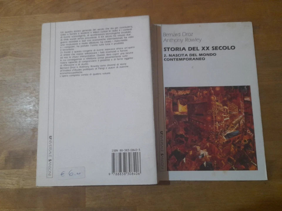 STORIA DEL XX SECOLO. 3 VOLUMI. BERNARD DRAZ - ANTHONY ROWELY. COLLANA: UNIVERSALE SANSONI. SANSONI EDITORE 1988 - 1989.