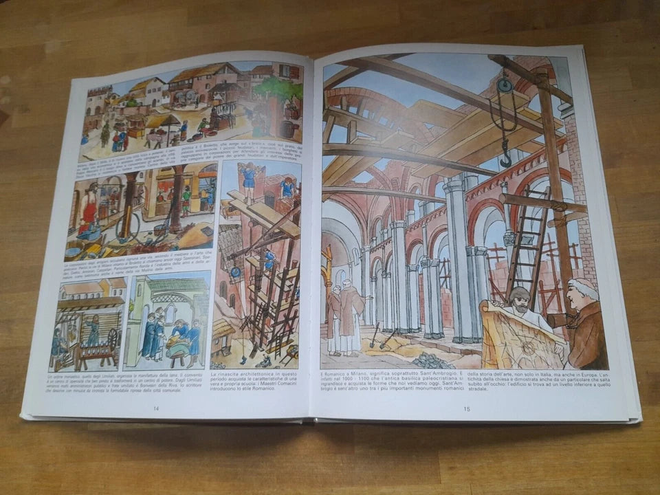 LA STORIA DI MILANO ILLUSTRATA E RACCONTATA. IVANA BORGHINI - FABIO RICCOBON. BONECHI EDITORE. 4° EDIZIONE AGGIORNATA: DICEMBRE 2009.