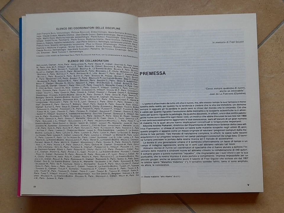 LE 365 NUOVE MALATTIE 1° VOLUME: A-F  DORMONT- BLETRY- DELFRAISSY. DELFINO EDITORE 1991. EDIZIONE ITALIANA, SPECIALE FUORI COMMERCIO PER LA MERCK SHARP & DOHME spa, ITALIA.