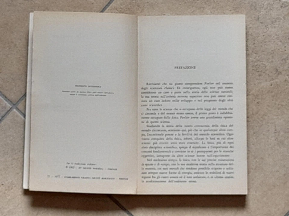 INTRODUZIONE A PAVLOV E LA SUA SCUOLA. Y.P. FROLOV. GIUNTI BARBERA EDITORE. RISTAMPA 1978. COLLANA: COLLEZIONE PSICOLOGICA - INTRODUZIONI.