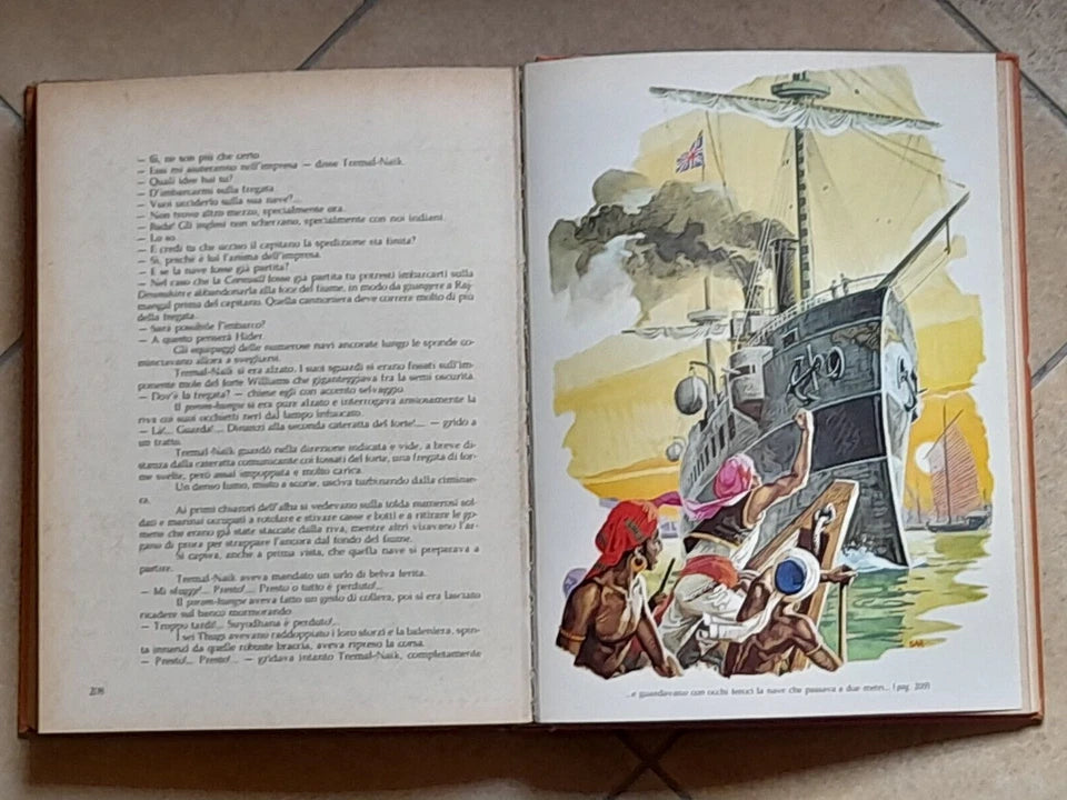 I MISTERI DELLA JUNGLA NERA. EMILIO SALGARI. EDITRICE LE STELLE. RISTAMPA 1975. COLLANA: I LIBRI D'ORO