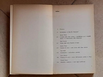 TEORIA E MOVIMENTO NEL PARTITO COMUNISTA FRANCESE 1959-1973. MARCELLO MONTANARI. DE DONATO EDITORE. 1° EDIZIONE 1974. COLLANA: IDEOLOGIA E SOCIETA'.