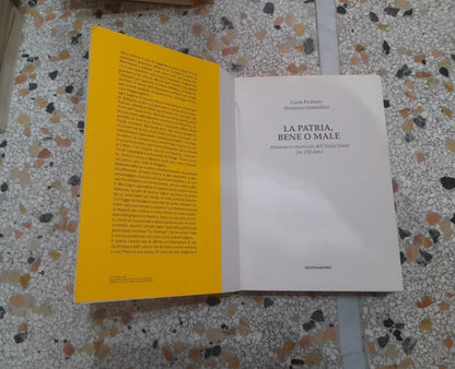 LA PATRIA BENE O MALE. CARLO FRUTTERO - MASSIMO GRAMELLINI. MONDADORI EDITORE. COLLANA: COLLEZIONE MONDADORI STRADE BLU. 1° EDIZIONE 2010.