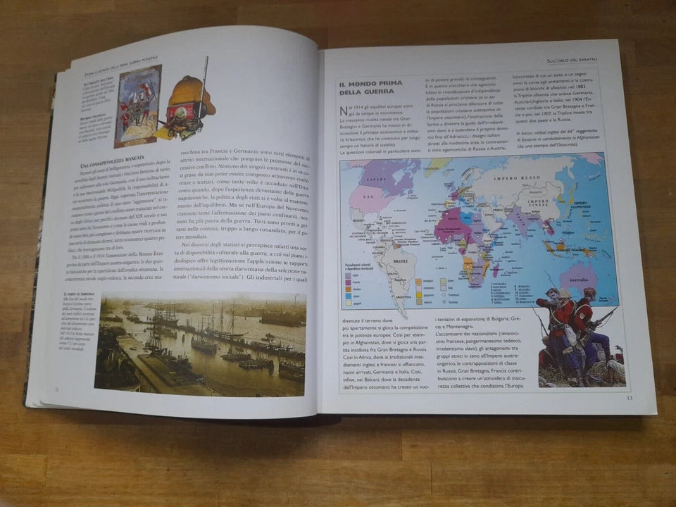 STORIA ILLUSTRATA DELLA PRIMA GUERRA MONDIALE. ANTONELLA ASTORRI - PATRIZIA SALVADORI. GIUNTI EDITORE. 1° EDIZIONE 1999.