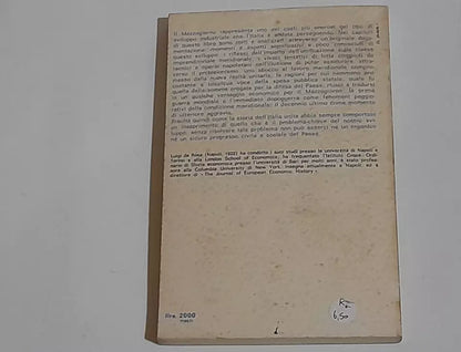 LA RIVOLUZIONE INDUSTRIALE IN ITALIA E IL MEZZOGIORNO. LUIGI DE ROSA. LATERZA EDITORI. 1° EDIZIONE 1973. COLLANA: LIBRI DEL TEMPO LATERZA 138.