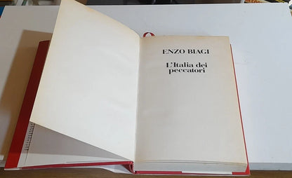 L'ITALIA DEI PECCATORI. ENZO BIAGI. 1° EDIZIONE CLUB SU LICENZA RIZZOLI, 1992.