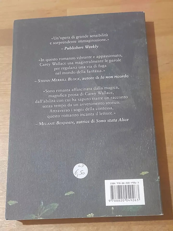 LE PAROLE PERDUTE. CAREY WALLACE. FRASSINELLI EDITORE. RISTAMPA 2010. COLLANA: NARRATIVA.