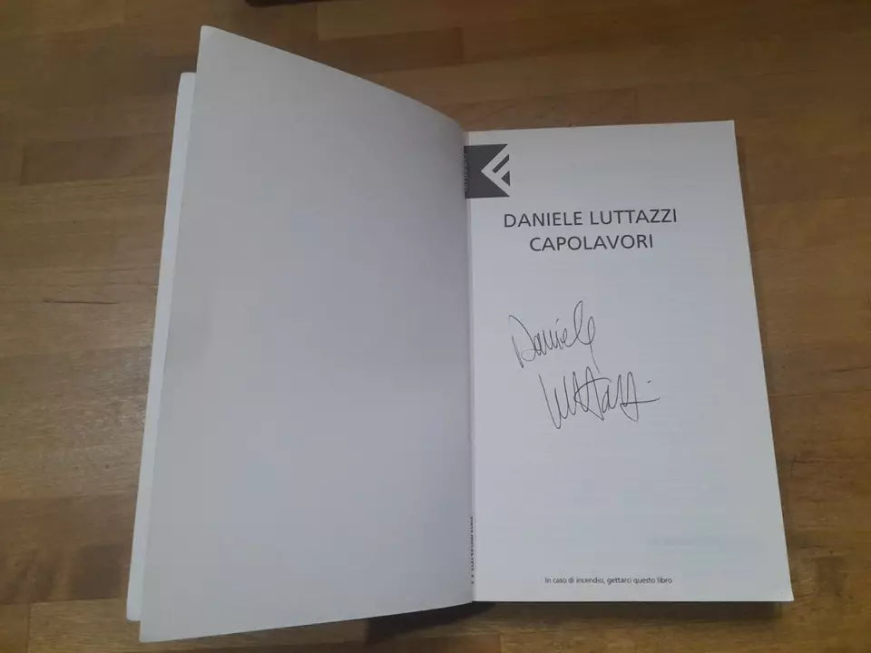 CAPOLAVORI. DANIELE LUTTAZZI. 1° EDIZIONE 2002 NELL' "UNIVERSALE ECONOMICA" - SUPER UE.