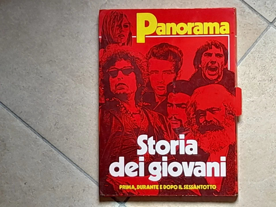 STORIA DEI GIOVANI PRIMA, DURANTE E DOPO IL SESSANTOTTO. AA.VV. SUPPLEMENTO A RIVISTA PANORAMA, 1988. SPECIALE A CURA DI MARIA LUISA AGNESE.