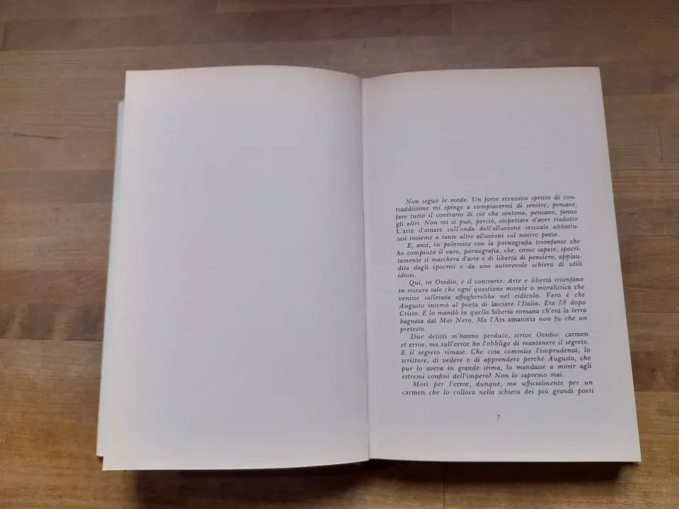 L'ARTE DI AMARE. TRADOTTA DA MOSCA PER PUNTIGLIO. OVIDIO. RIZZOLI EDITORE. 1° EDIZIONE 1973.