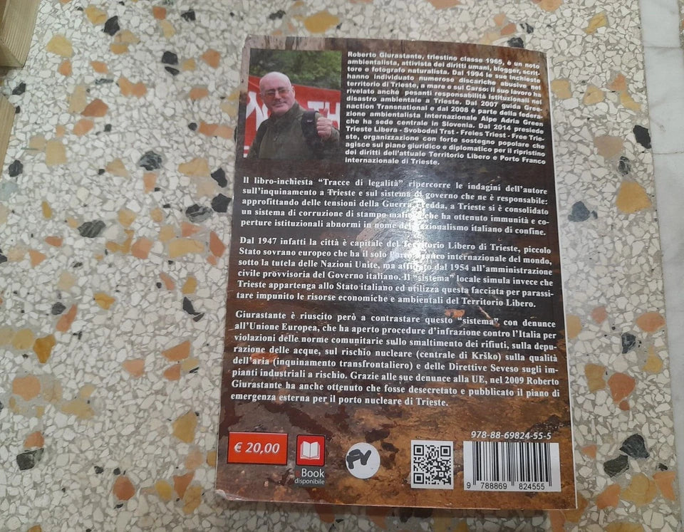 TRACCE DI LEGALITA'. ROBERTO GIURASTANTE. CAVINATO EDITORE INTERNATIONAL. 1° EDIZIONE 2017.