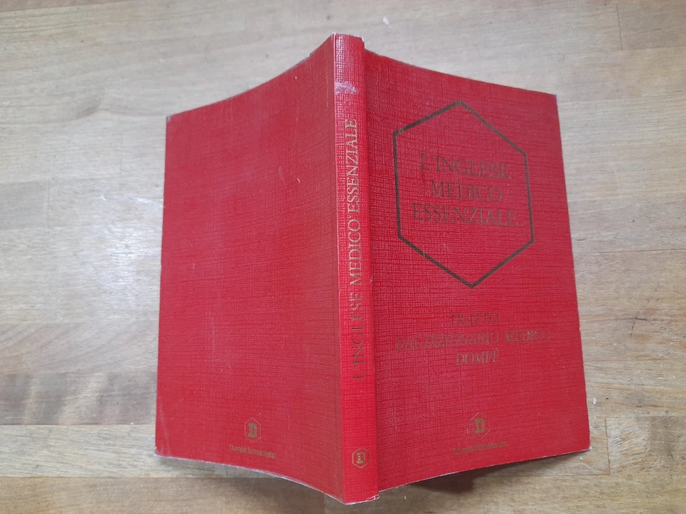 L'INGLESE MEDICO ESSENZIALE. TRATTO DAL DIZIONARIO MEDICO DOMPE'. AA.VV. MASSON EDITORE. 2° EDIZIONE RIELABORATA 1993. EDIZIONE FUORI COMMERCIO.