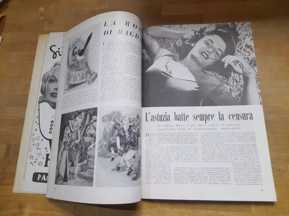SIPARIO. LA RIVISTA DEL TEATRO E DEL CINEMA. ANNO IV°. 1949. N° 43.