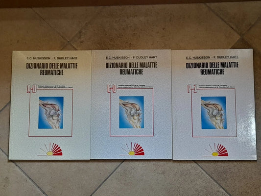 DIZIONARIO DELLE MALATTIE REUMATICHE. HUSKISSON-DUDLEY HART. 3 VOLUMI. CE.D.RI.M. EDITORE. 4° EDIZIONE 1987.