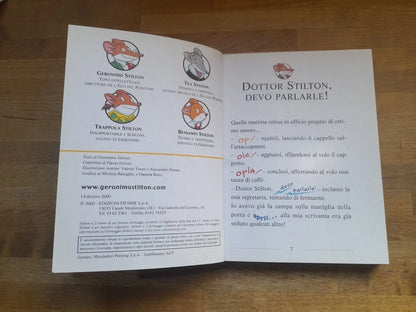 GERONIMO STILTON. UN CAMPER COLOR FORMAGGIO. COLLANA: STORIE DA RIDERE 2. PIEMME JUNIOR EDIZIONI. 1° EDIZIONE 2000.