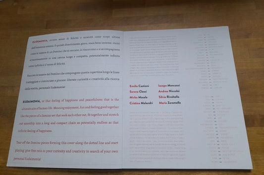 CATALOGO ILLYWORDS N.32. EUDEMONIA. AA.VV. EDIZIONI ILLY 2012.