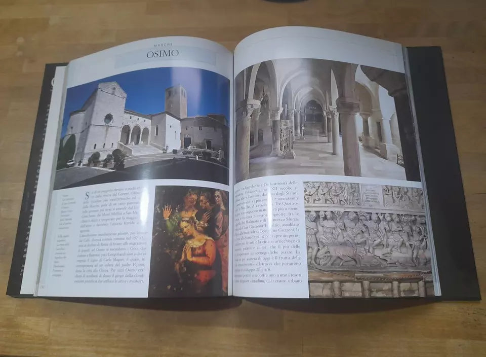 CITTA' D'ARTE IN ABRUZZO, MARCHE E ROMAGNA. SERIE: BANCA POPLARE DELL'ADRIATICO. RISTAMPA 2002. AA.VV.