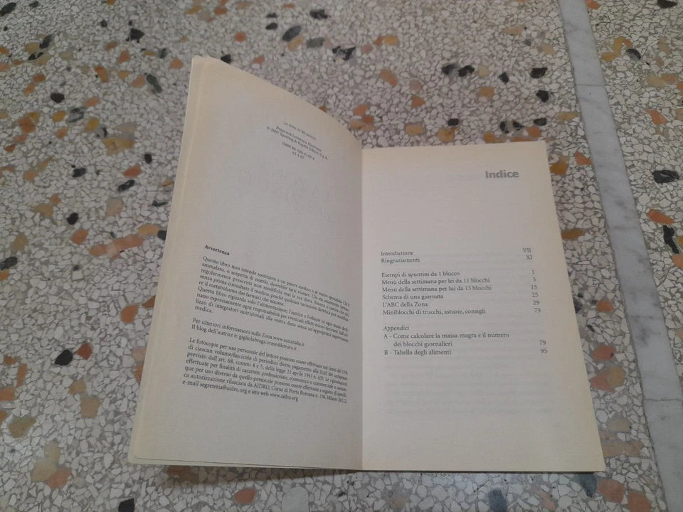 LA ZONA IN 80 MINUTI. LA GUIDA PRATICA DELLA ZONA E I MENU' PER UNA SETTIMANA. GIGLIOLA BRAGA. SPERLING & KUPFER EDITORI. 2° EDIZIONE 2007. COLLANA: "GUIDE - BENESSERE".