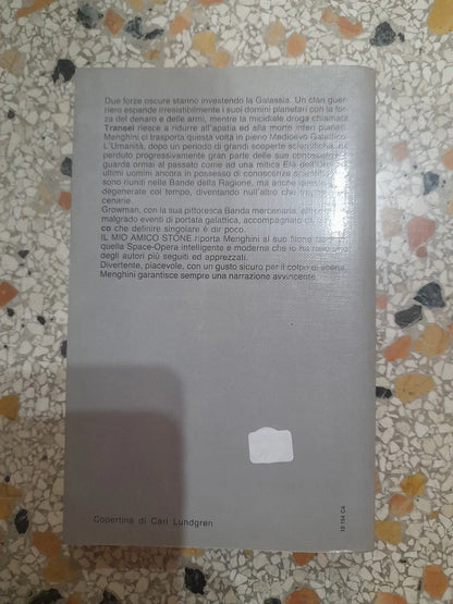 IL MIO AMICO STONE. LUIGI MENGHINI. EDITRICE NORD, 1985. COSMO COLLANA DI FANTASCIENZA N. 154.