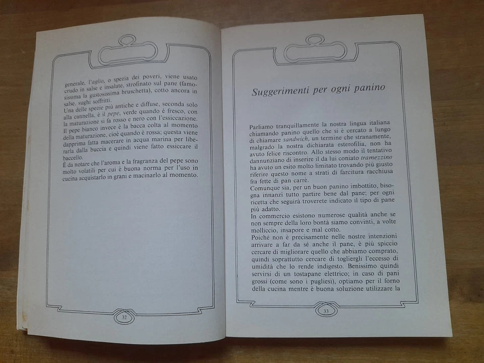 SUPER PANINI. MARIA TERESA BANDERA. DE VECCHI EDITORE 1988. 117 SQUISITE RICETTE PER PANINI, TRAMEZZINI E SANDWICH.