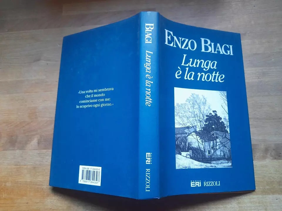 LUNGA E' LA NOTTE. ENZO BIAGI. COLLANA: NUOVA ERI. RIZZOLI EDITORE. 3° EDIZIONE: NOVEMBRE  1995.