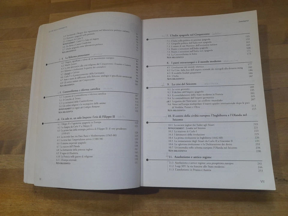 LE VIE DELLA MODERNITA’. AURELIO MUSI. SANSONI EDITORE. COLLANA: BIBLIOTECA APERTA - MANUALI E MATERIALI PER L'UNIVERSITA'. SESTA EDIZIONE SANSONI, APRILE 2008.