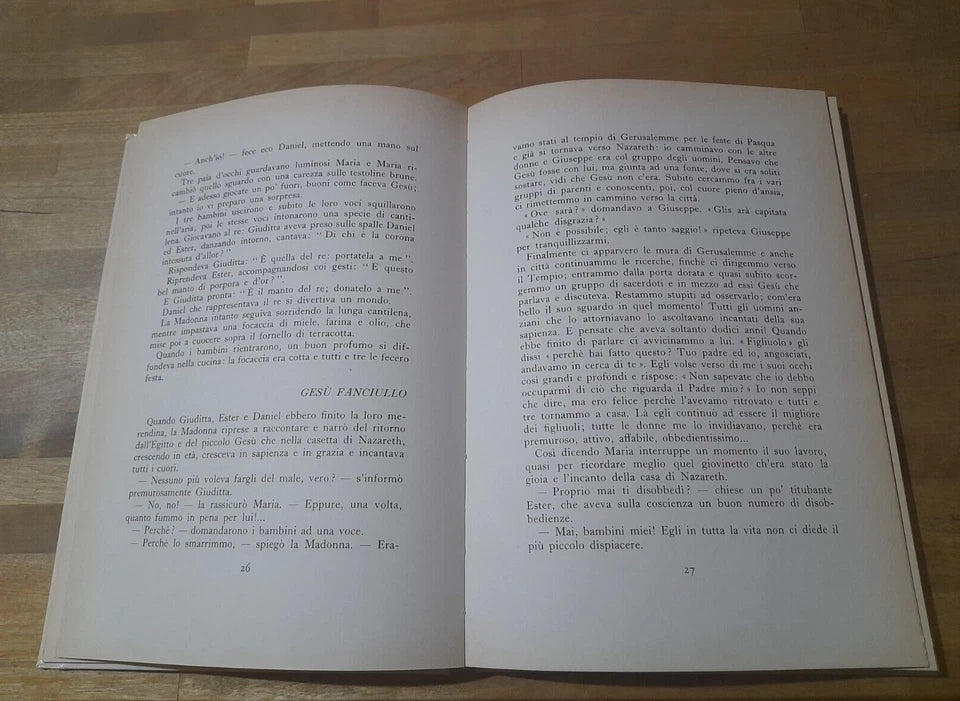 QUANDO LA MADONNA RACCONTAVA ... GRAZIELLA AJMONE. EDITRICE LA SCUOLA. VI EDIZIONE 1972. COLLANA: FIORI DI LUCE.