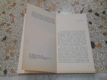 IL PARTITO COMUNISTA ITALIANO. PALMIRO TOGLIATTI. EDITORI RIUNITI. COLLANA: POLITICA E SOCIETA'. 3° EDIZIONE 1971.