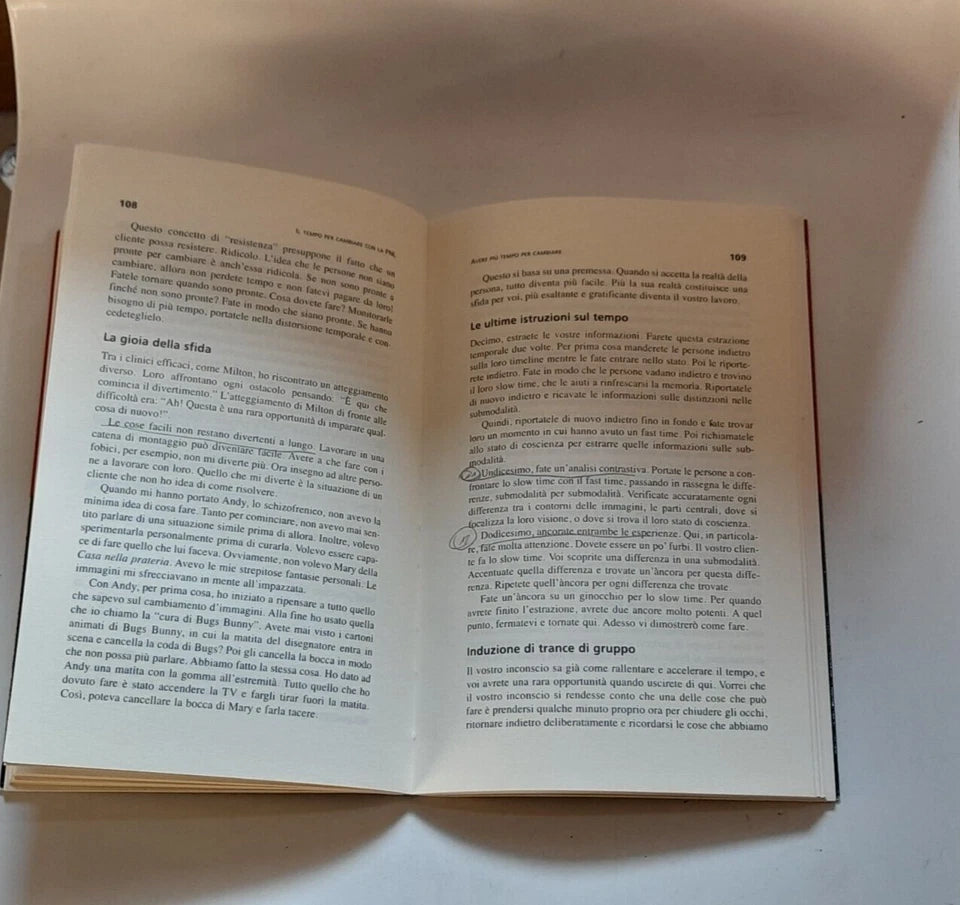 IL TEMPO PER CAMBIARE CON LA PNL. RICHARD BANDLER. ALESSIO ROBERTI EDITORE. 2° EDIZIONE 2011.
