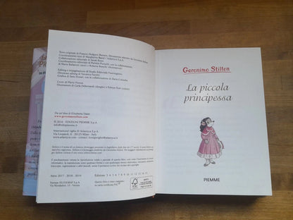 LA PICCOLA PRINCIPESSA. GERONIMO STILTON. DI FRANCES HODGSON BURNETT. PIEMME EDIZIONI. RISTAMPA 2017.